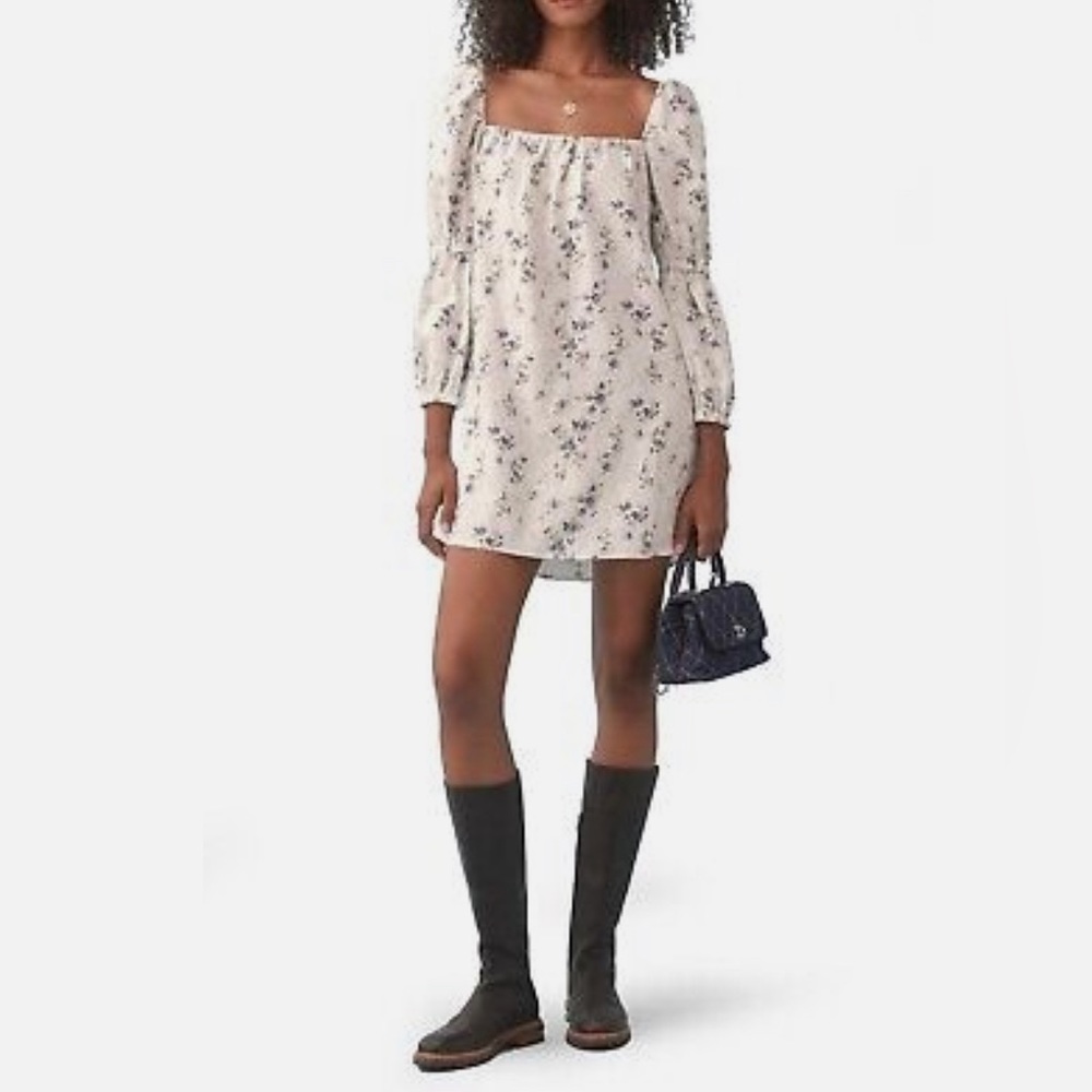 Reformation Jerri Linen Dress Medium Never-worn